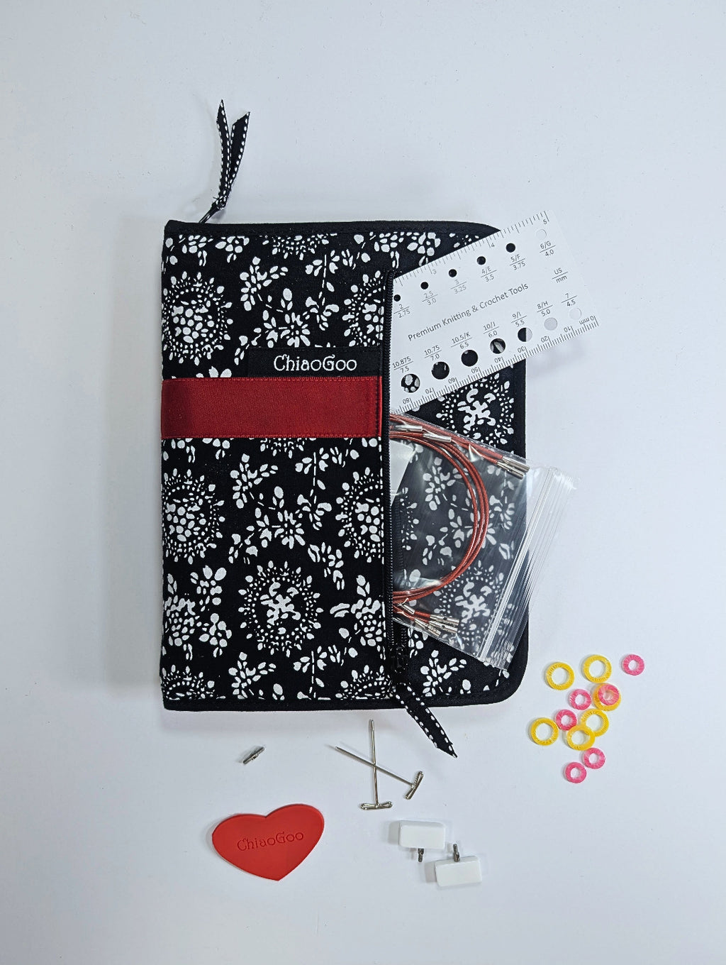 ChiaoGoo - Petit ensemble 4'' TWIST Red lace