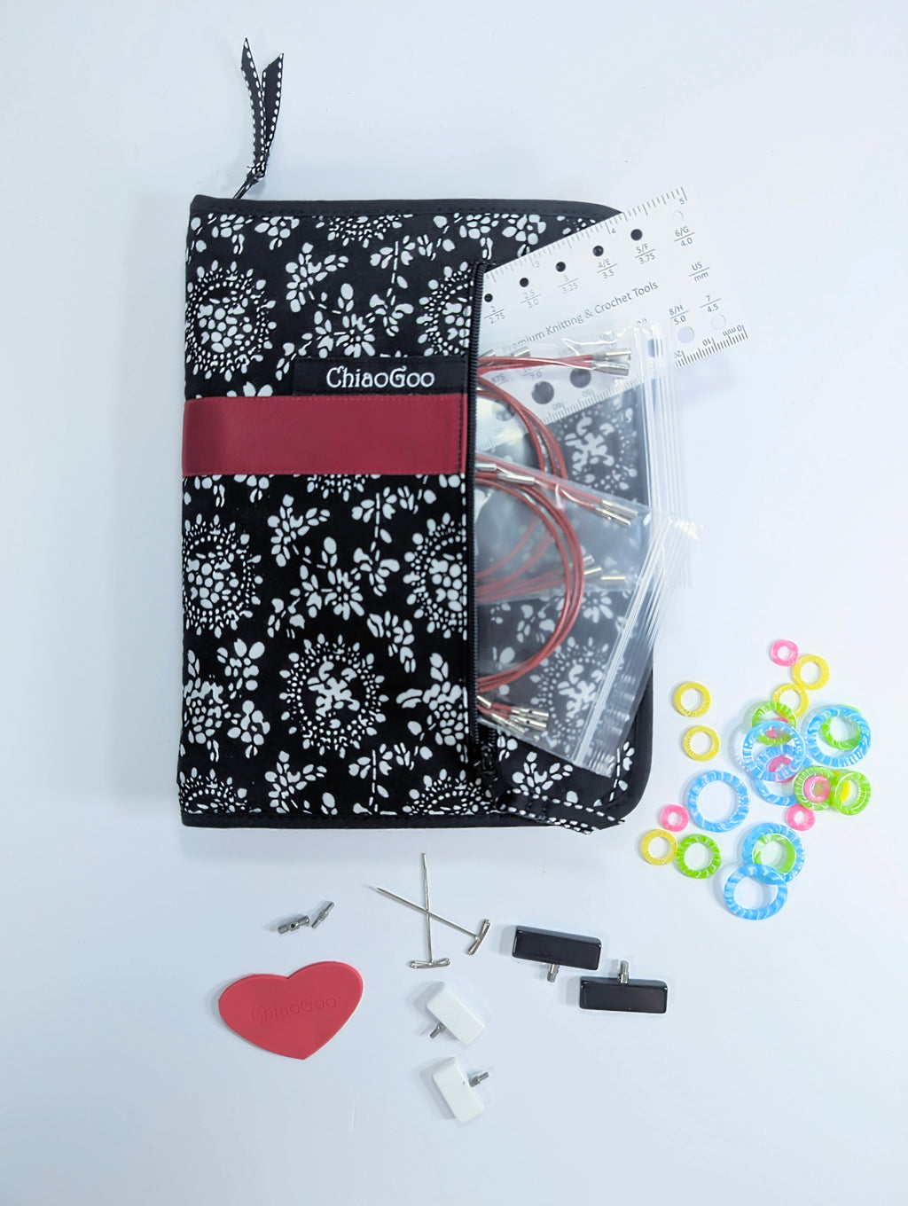 ChiaoGoo - Grand ensemble 4'' TWIST Red lace