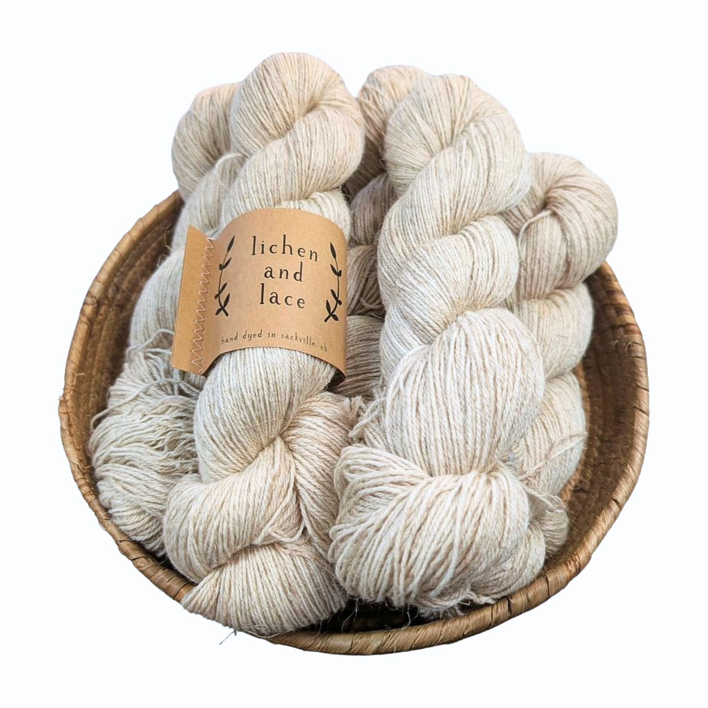 Lichen and lace - Wool linen