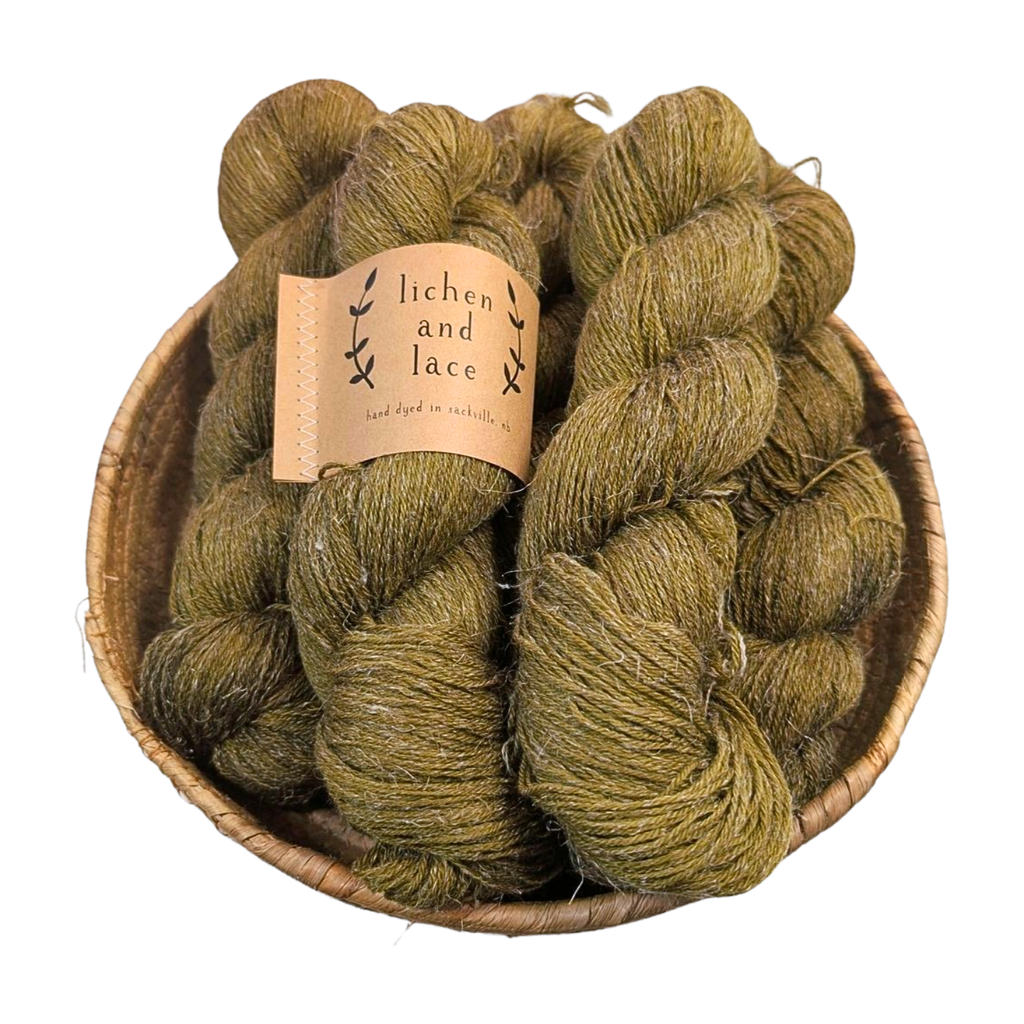 Lichen and lace - Wool linen