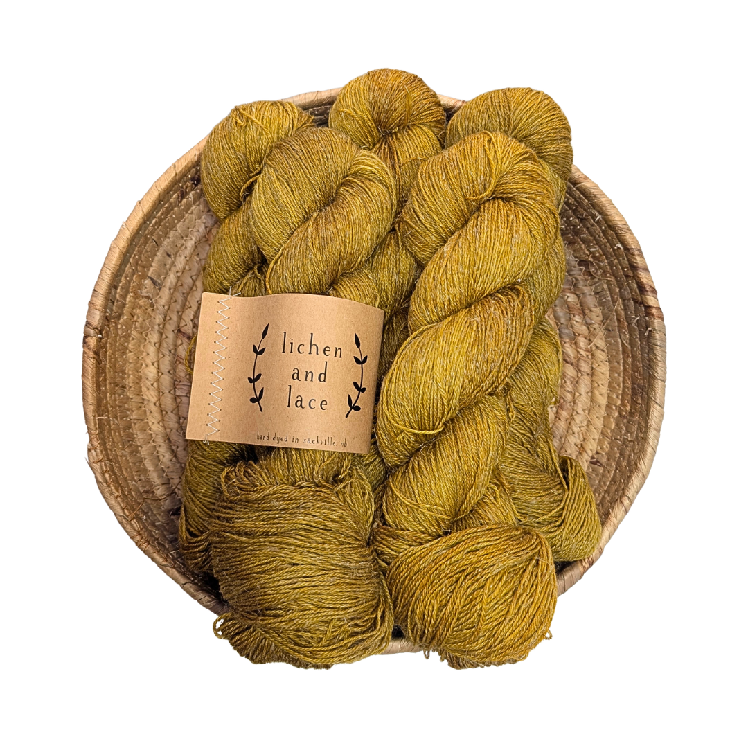 Lichen and lace - Wool linen
